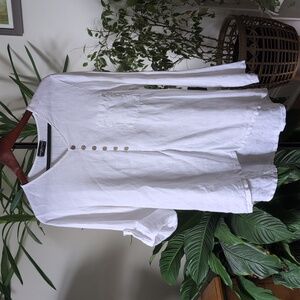 White Linen Tunic